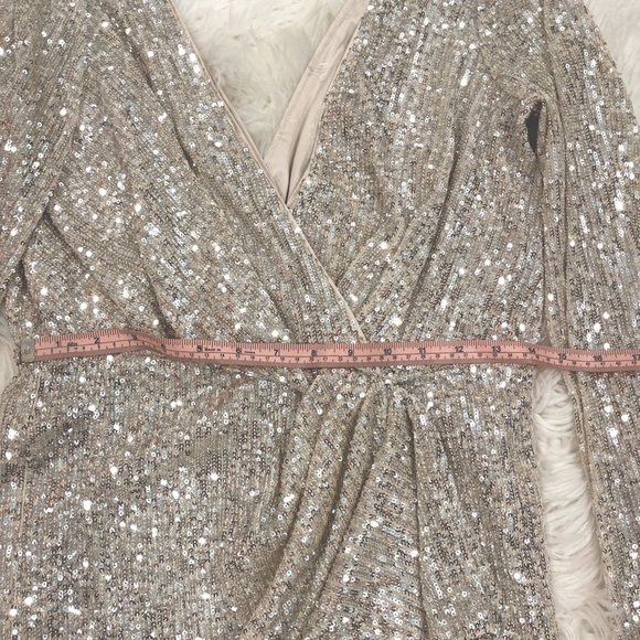 Cece Sequin Wrap Dress - Picture 6 of 7